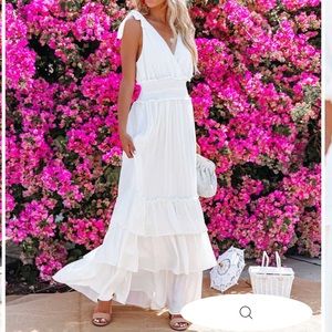 Vici tiered maxi dress